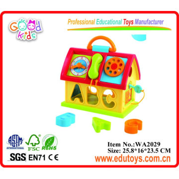 Plastic Learning House Toy pour enfants avec son